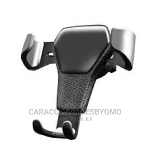 Cabochon Gravity Air Vent Mount Car Phone Holder- Black