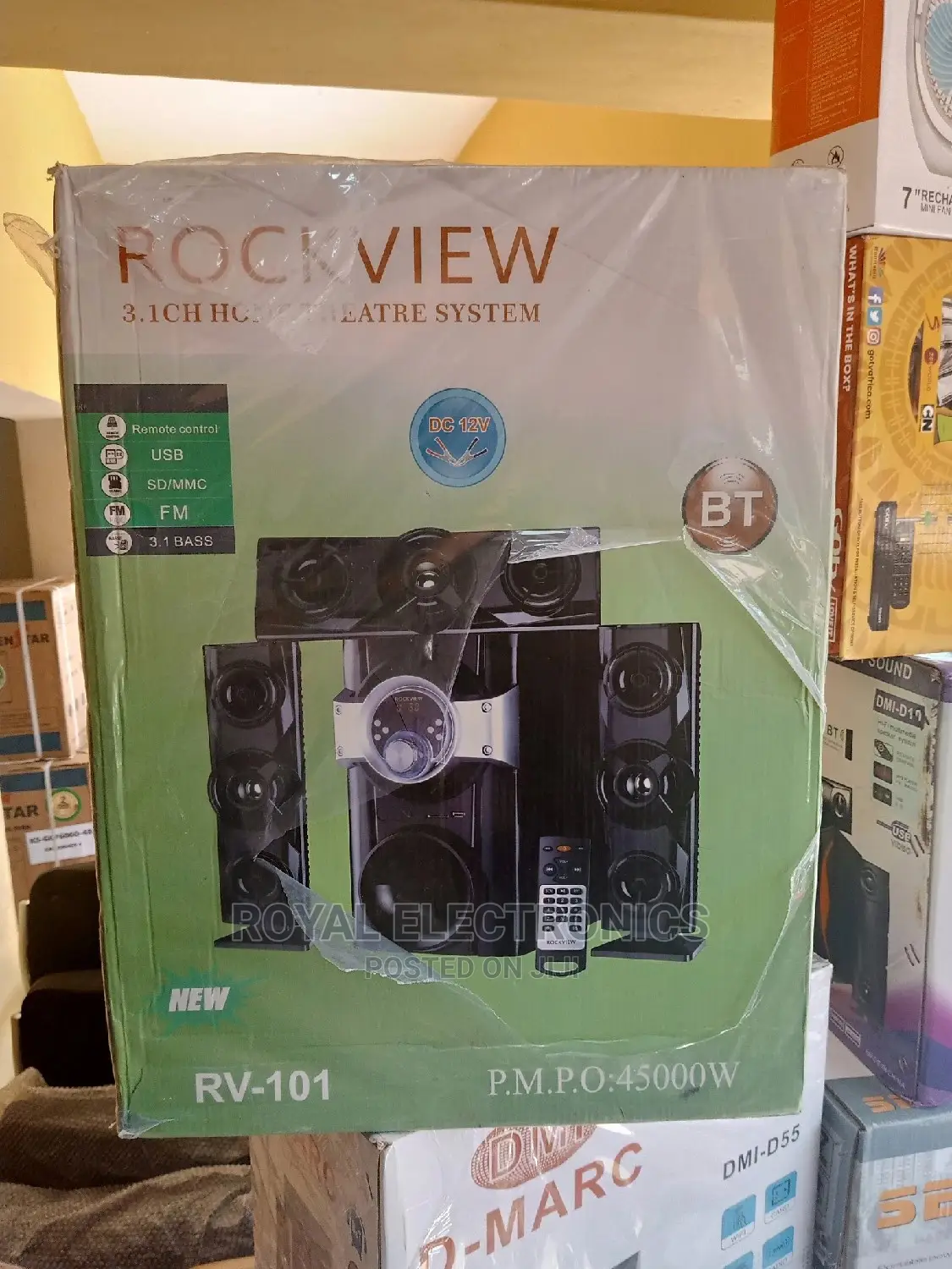 Authentic 3.1ch Powerful Bluetooth Home Theatre System