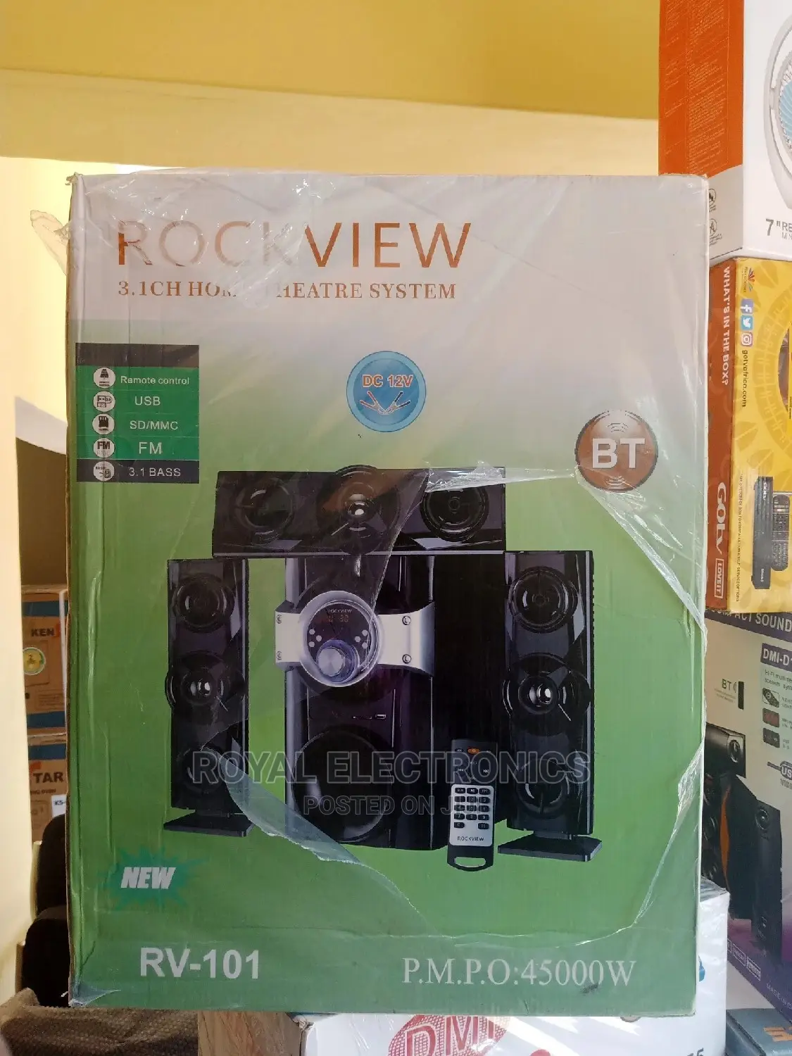 Top Quality 3.1ch Powerful Bluetooth Home Theatre System