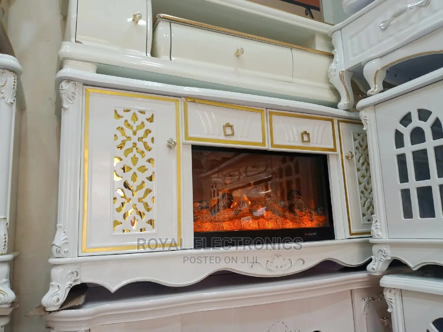 Newly Release Royal TV Stand+Drawers and Electric Firework