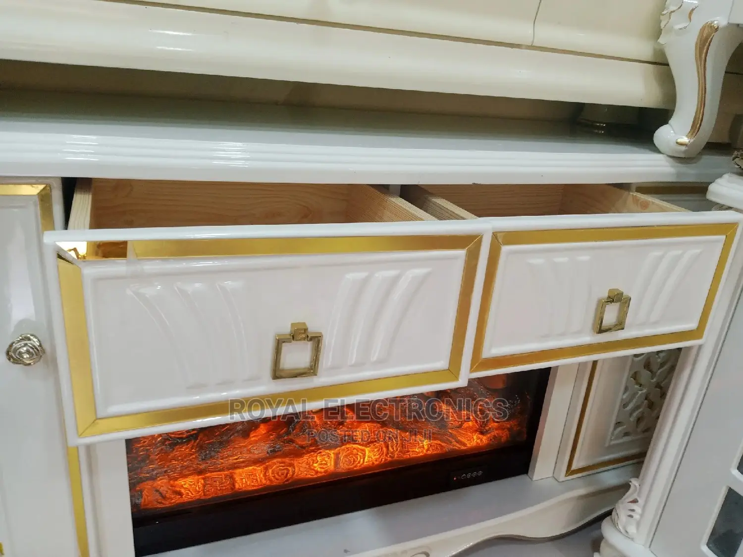 Newly Release Royal TV Stand+Drawers and Electric Firework