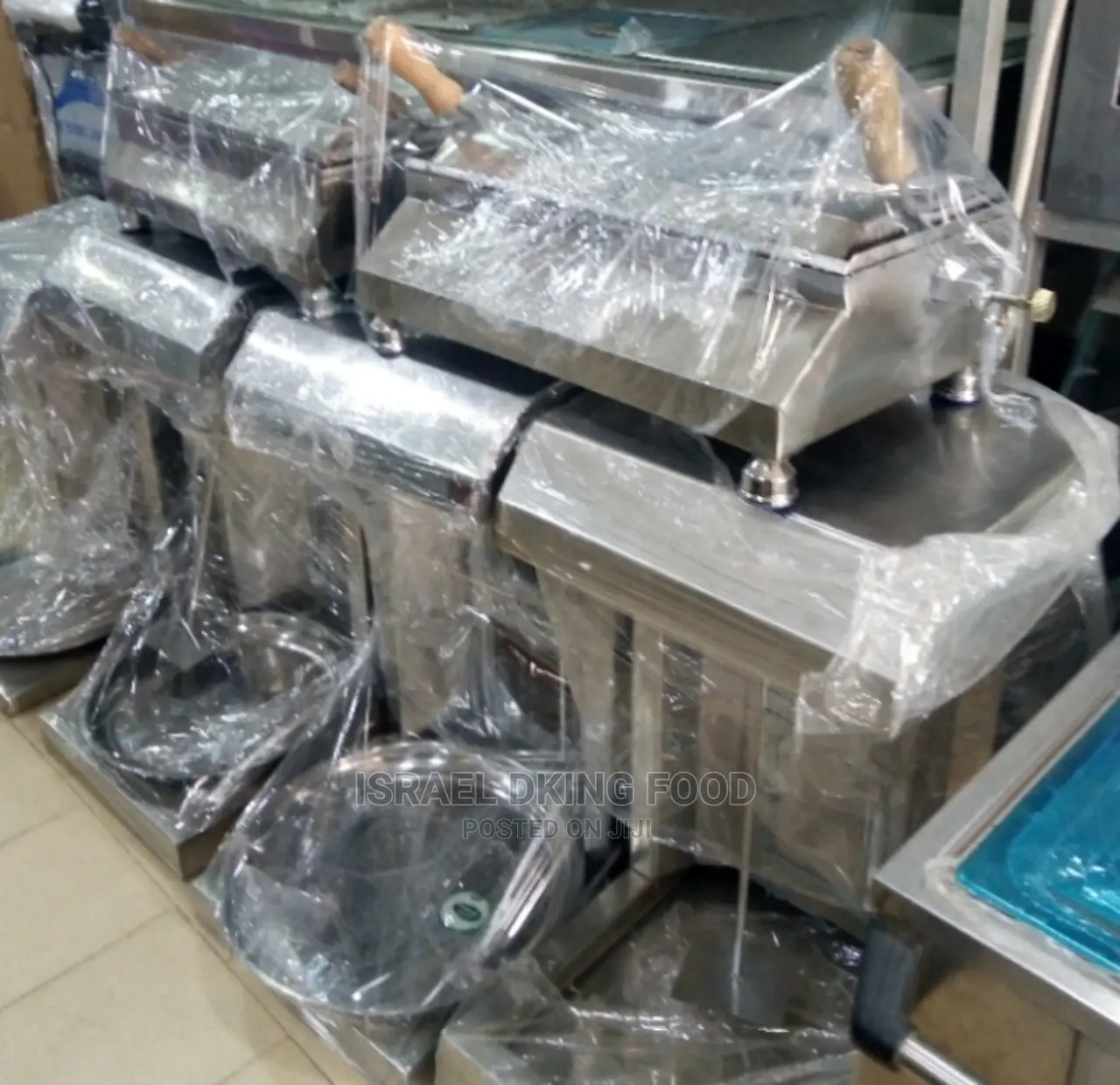 Stainless Steel Double Gas Shawarma Machine And Toaster