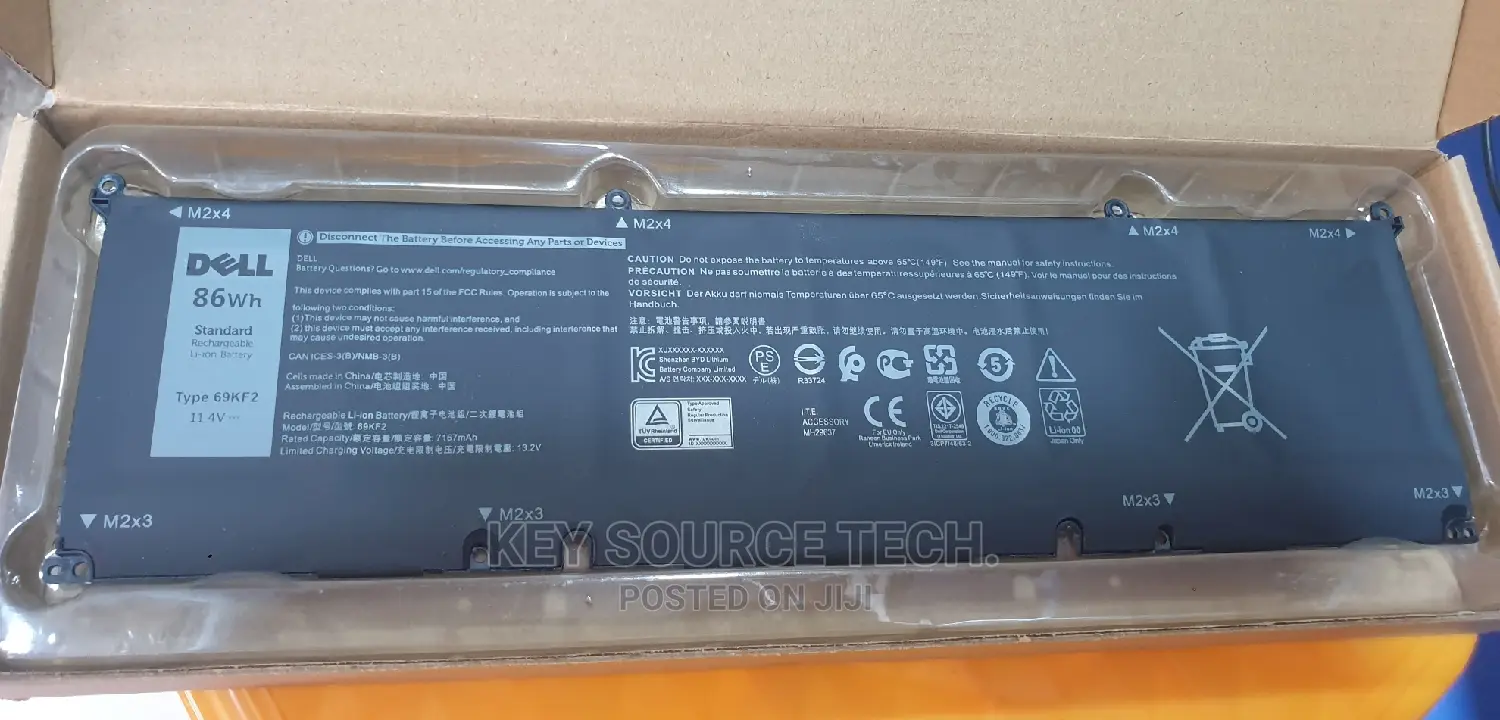Alienware M15 R3, M16 R1 Battery (69kf2 86w) Battery for XPS 15 9500
