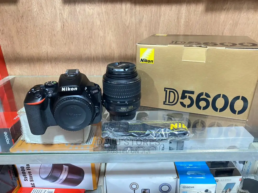 Nikon D5600 DSLR Camera With 18-55mm Vr Lens - Black