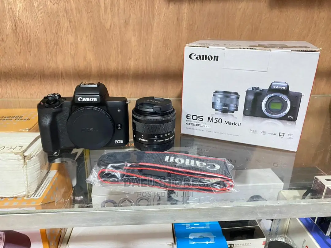 Canon Eos M50 Mark Ii Mirrorless Camera With 15-45mm Lens