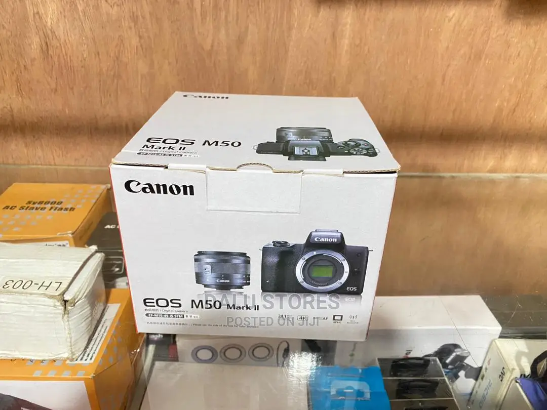 Canon Eos M50 Mark Ii Mirrorless Camera With 15-45mm Lens