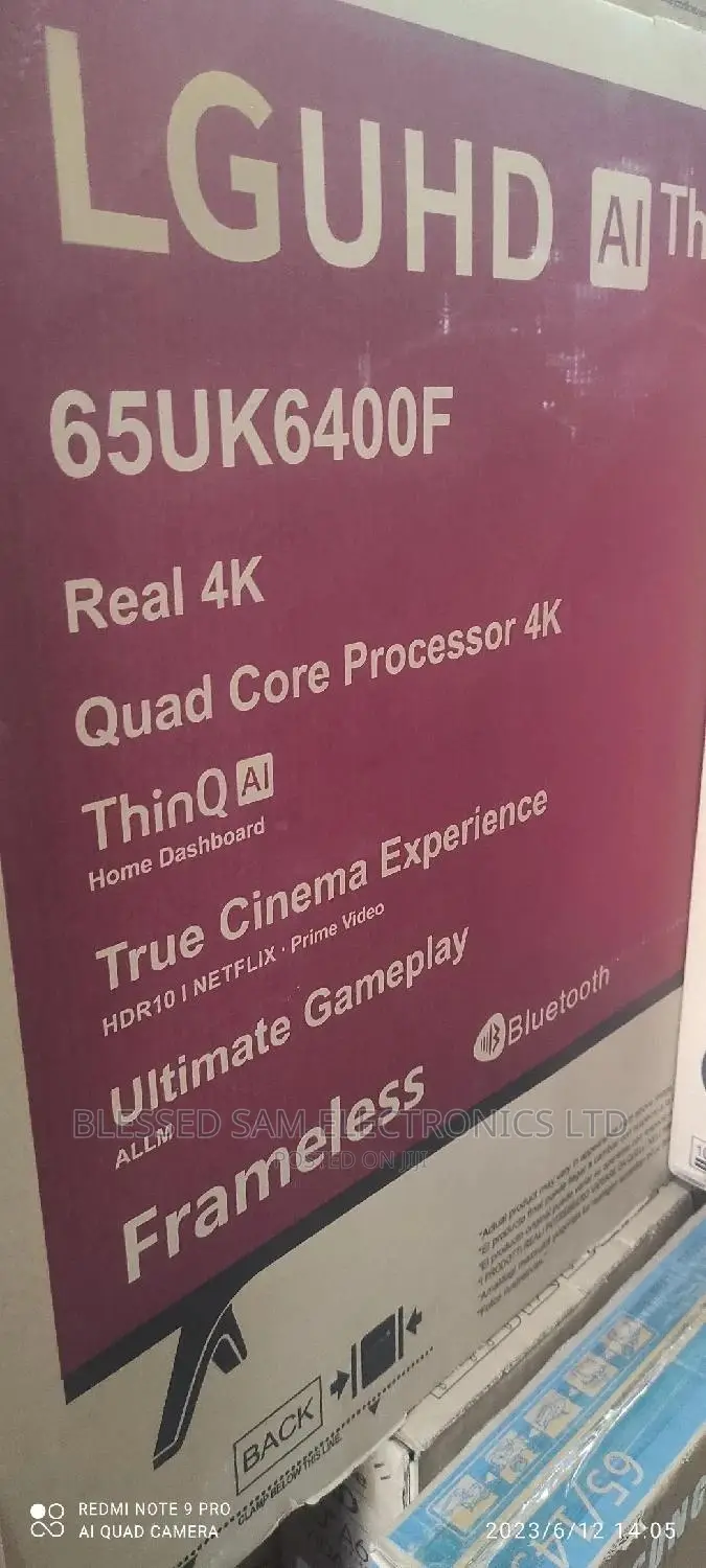 2026>Lg 65"Inch Flameless Uhd Bluetooth Android Smart Tv
