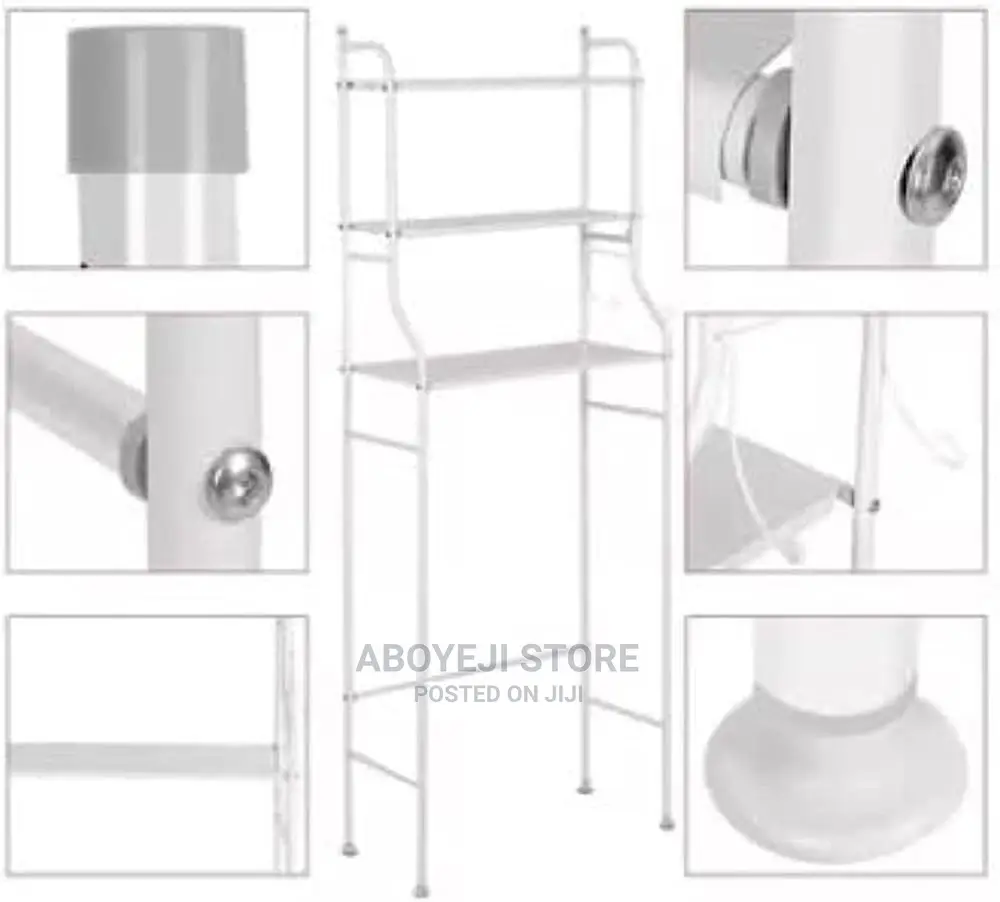 3 Tier Over Toilet Bathroom Storage Rack Shelf Organizer
