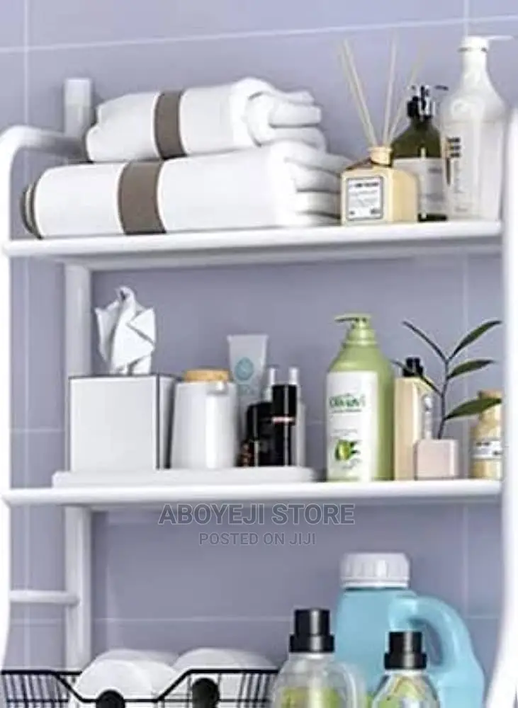 3 Tier Over Toilet Bathroom Storage Rack Shelf Organizer
