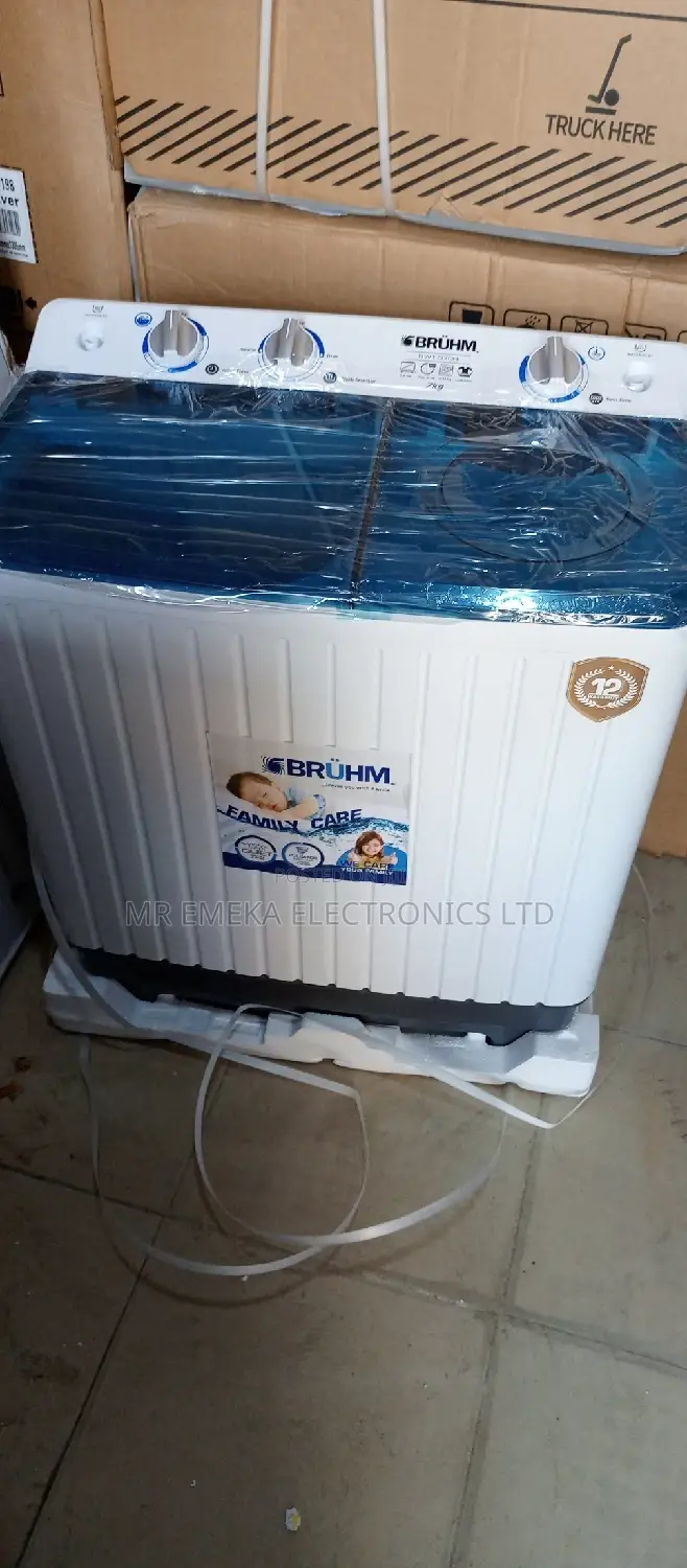 Bruhm 7kg Twin Tube Washing