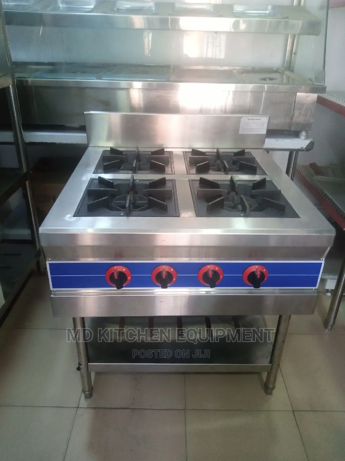 Industrial 4 Burna Gas Cooker Without Oven