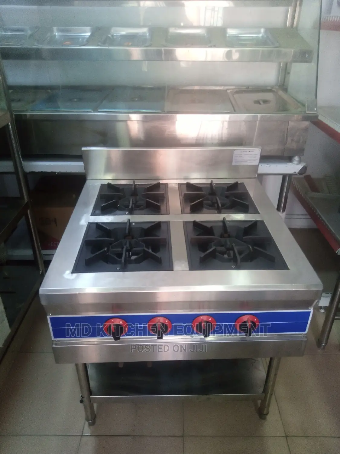 Industrial 4 Burna Gas Cooker Without Oven