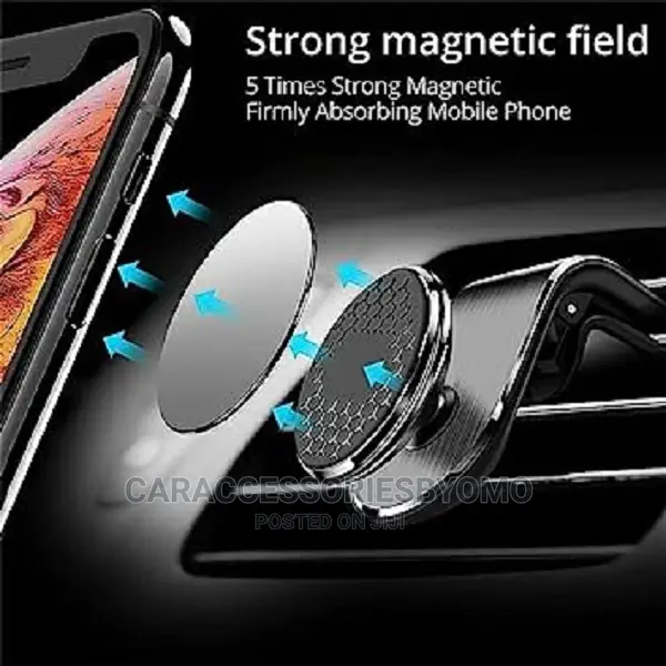 Blossom Collection Magnetic Car Holder - F19 - Black