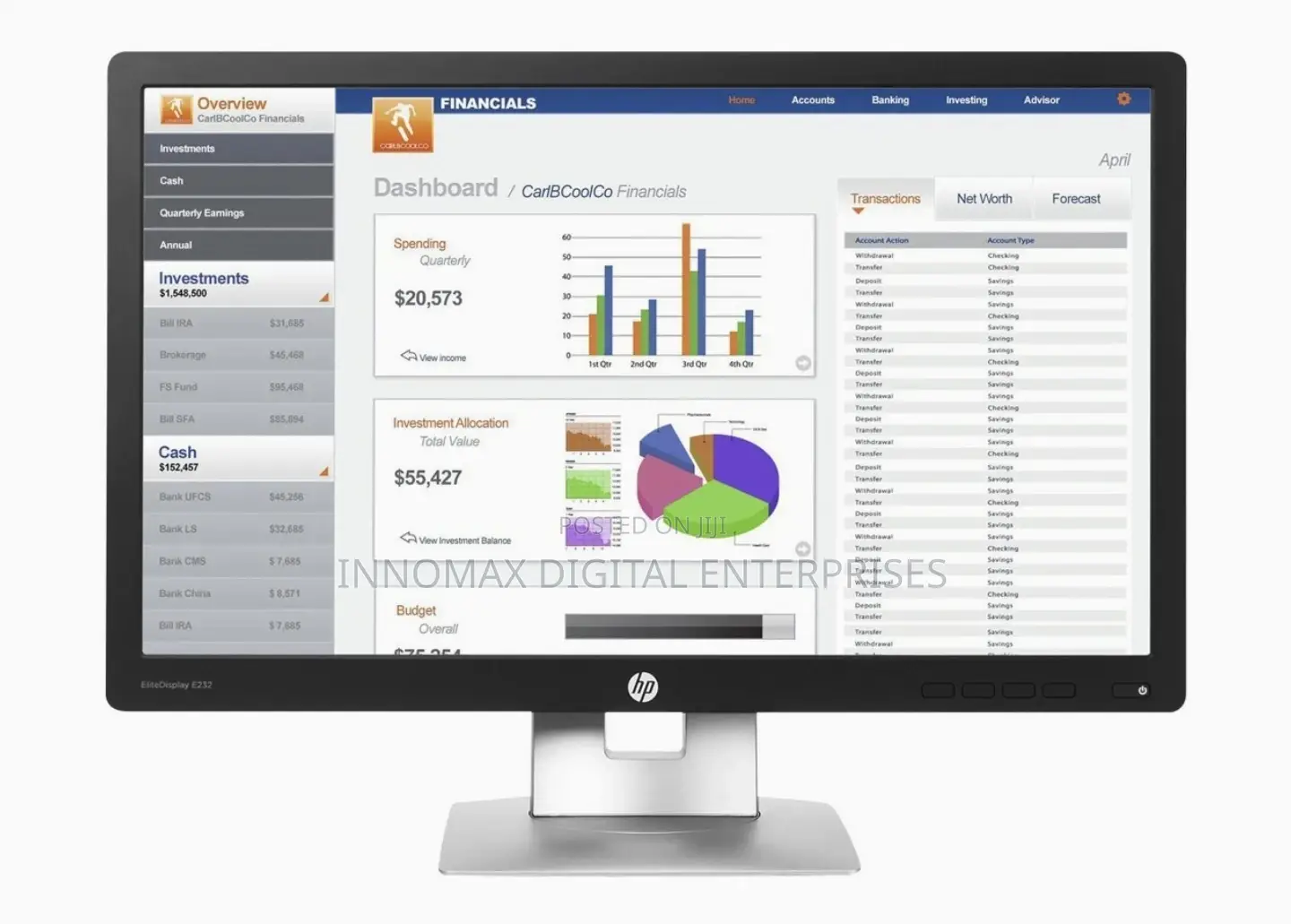 HP Elitedisplay E232 23-inch Ips Hdmi Monitor