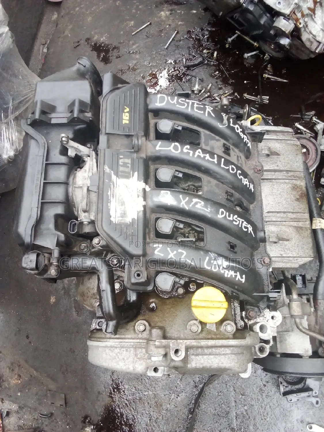 Complete Engine for Renault Logan/Duster Two Wheel