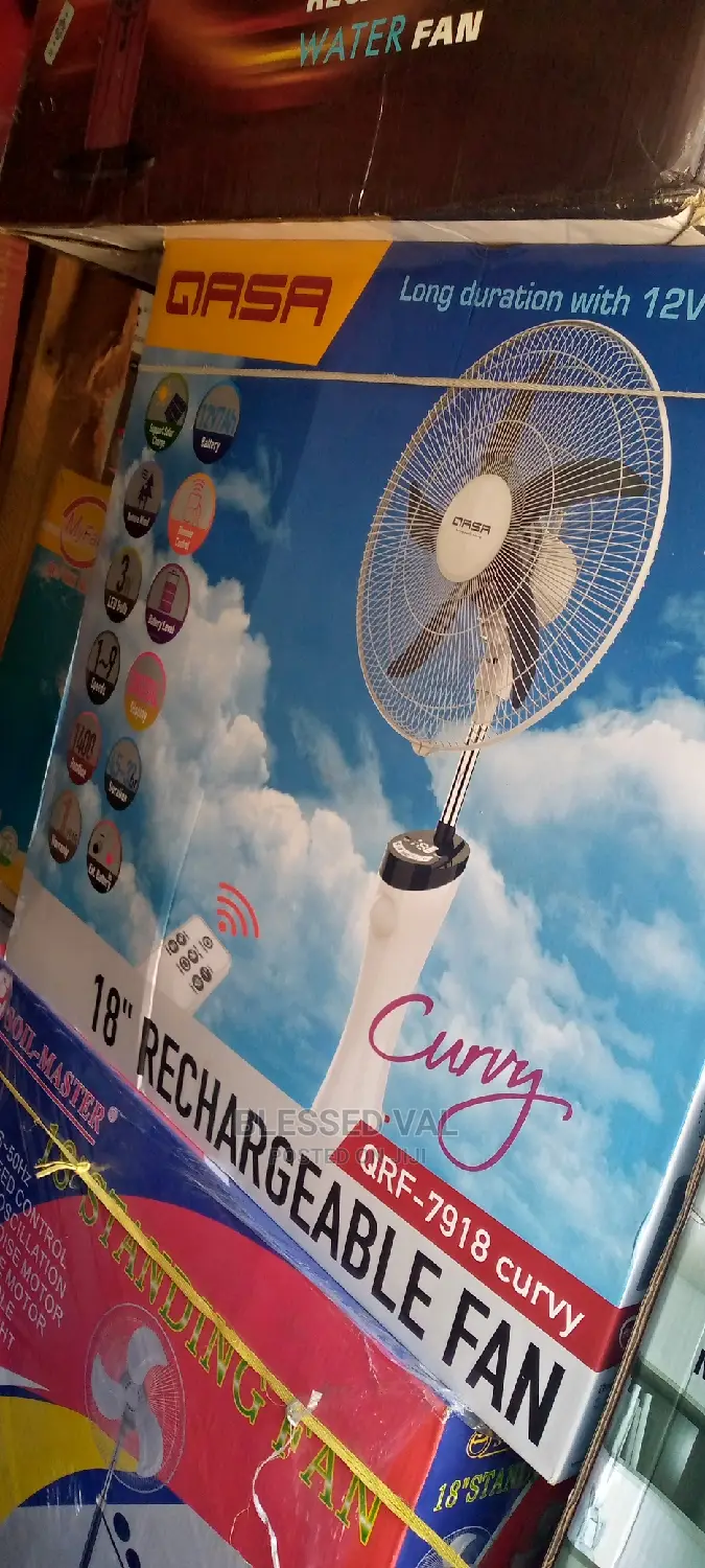 18 Inches Rechargeable Fan Standard