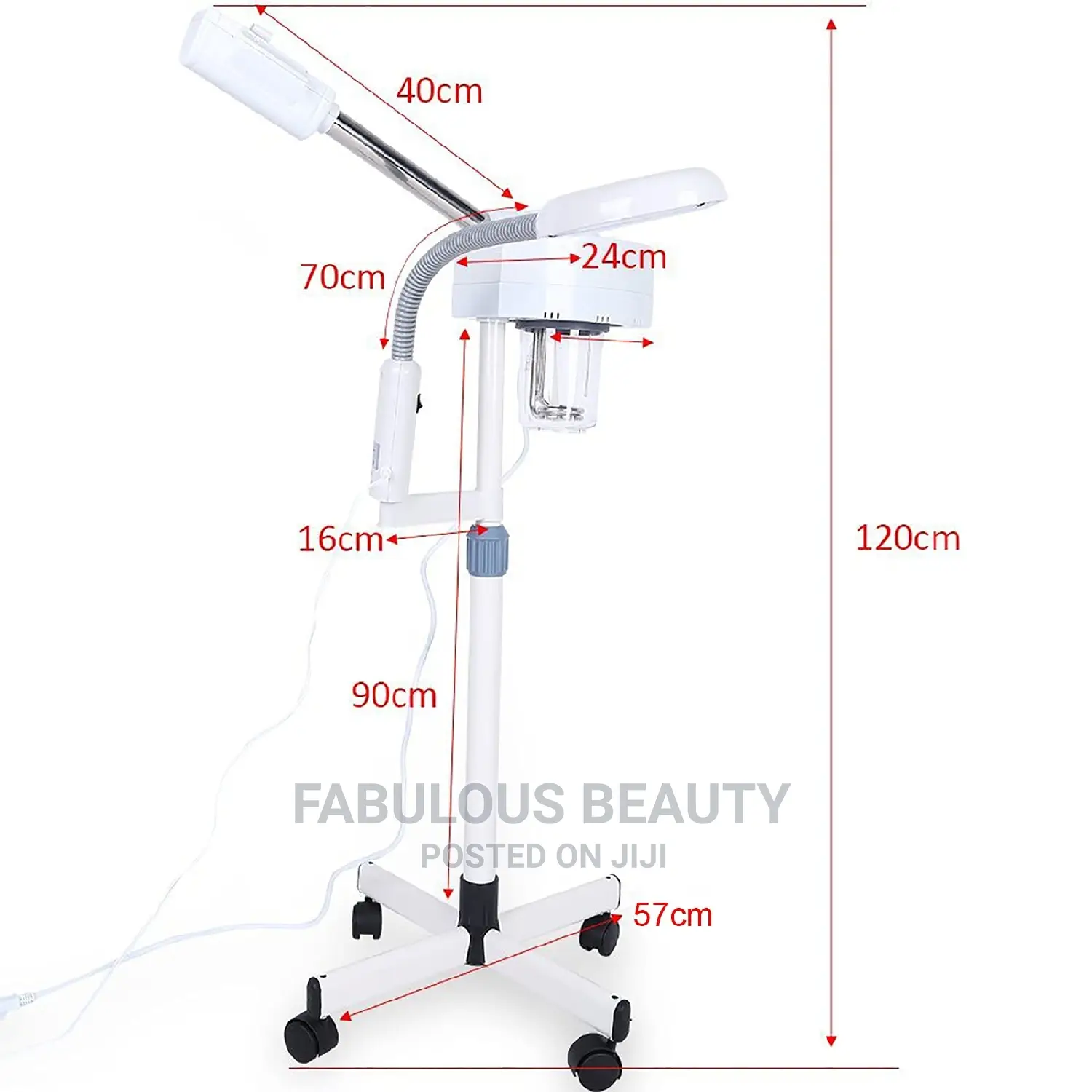 2 in 1 Magnifying Stand Facial Steamer 5x.