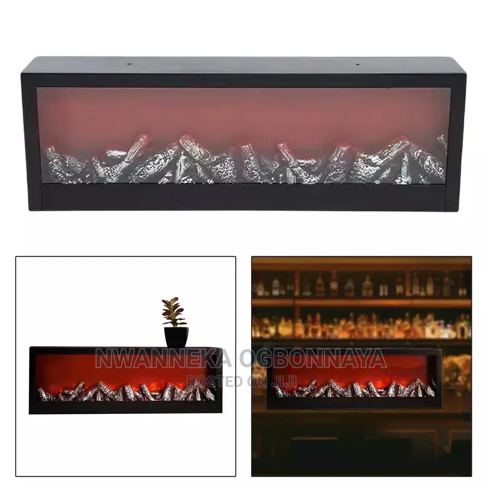 Fireplace LED Night Light Lamp USB Powered