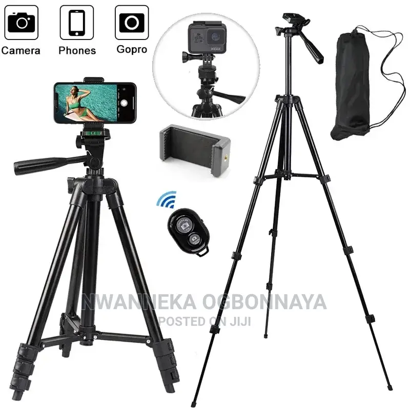 Tripod Stand With Bluetooth Selfie