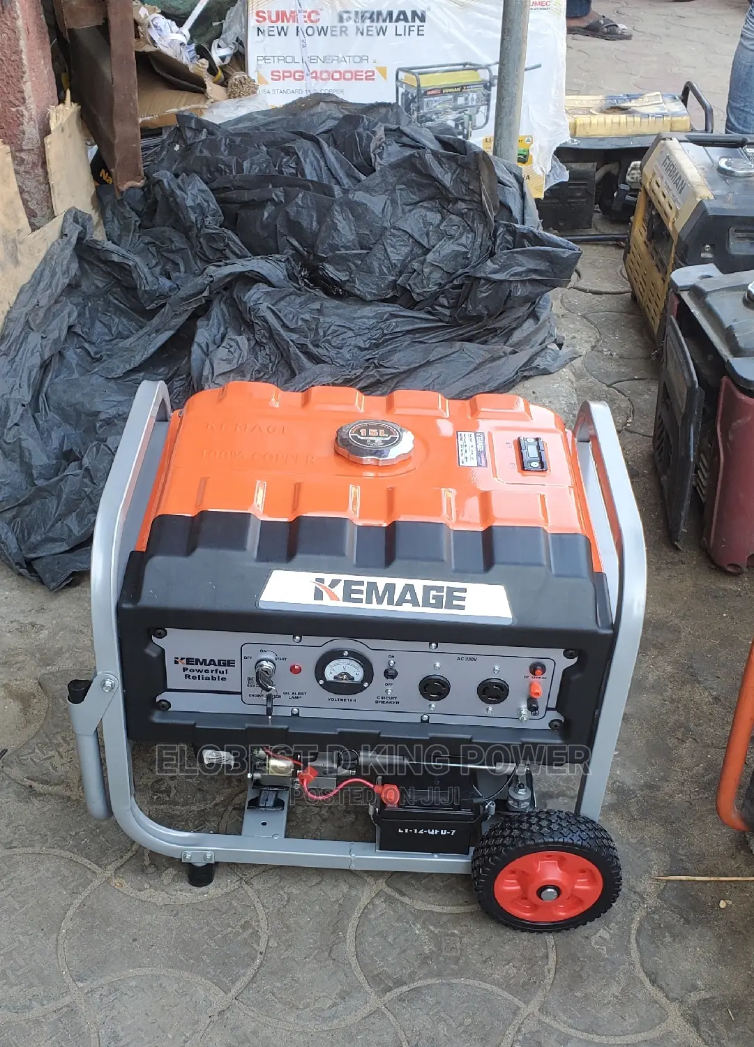 5.5kva Kemage Key Start 100% Copper Coil Wire