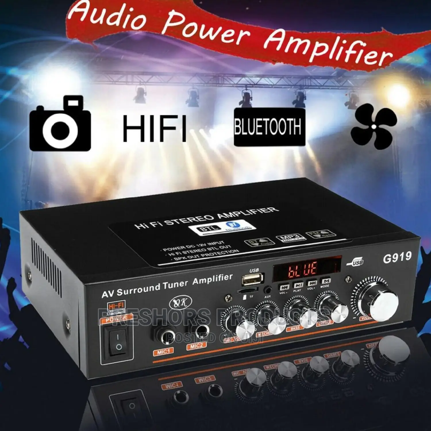 Hifi Stereo Audio Amplifier