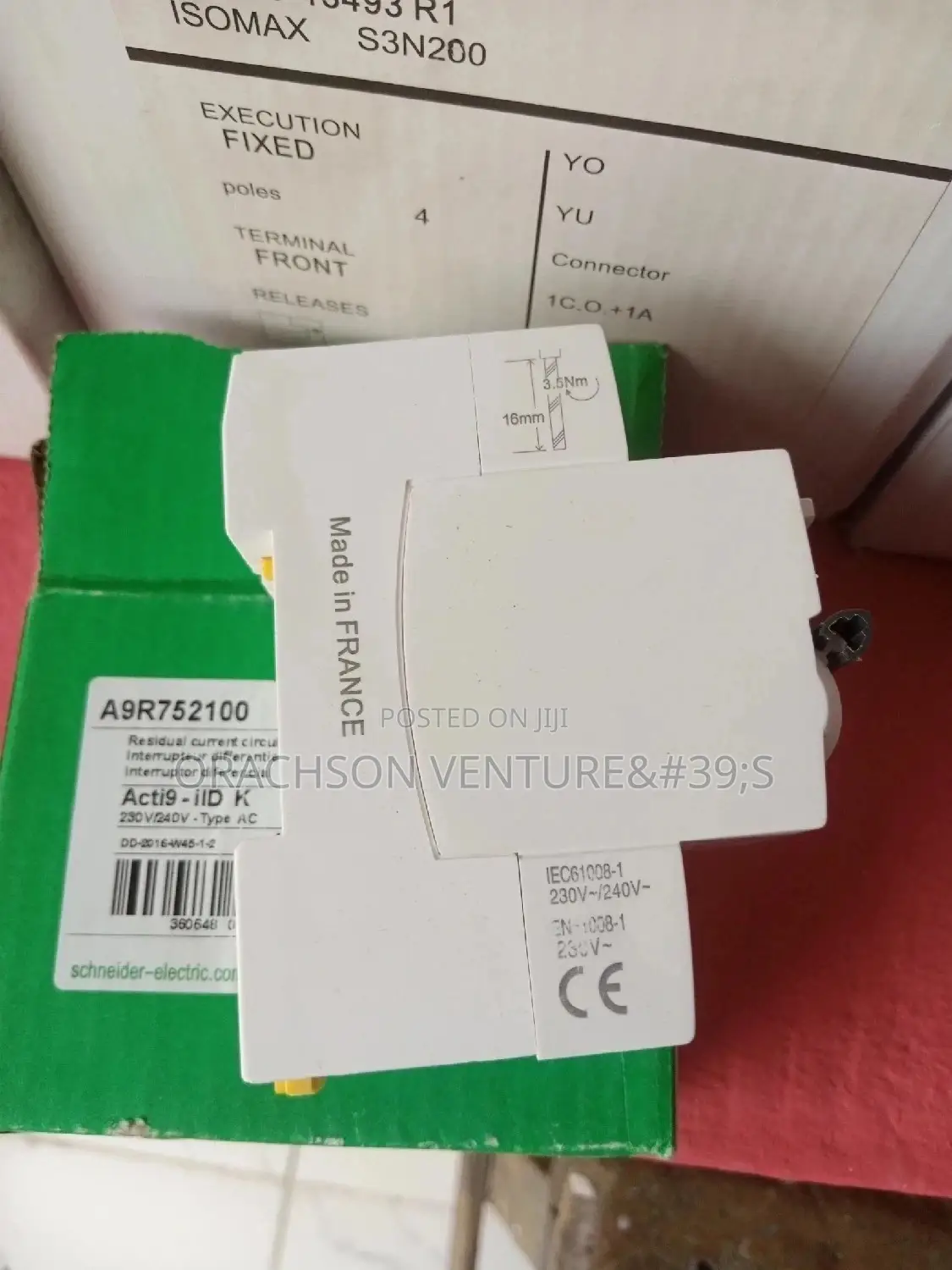 100amps 2pole Elcb Schneider