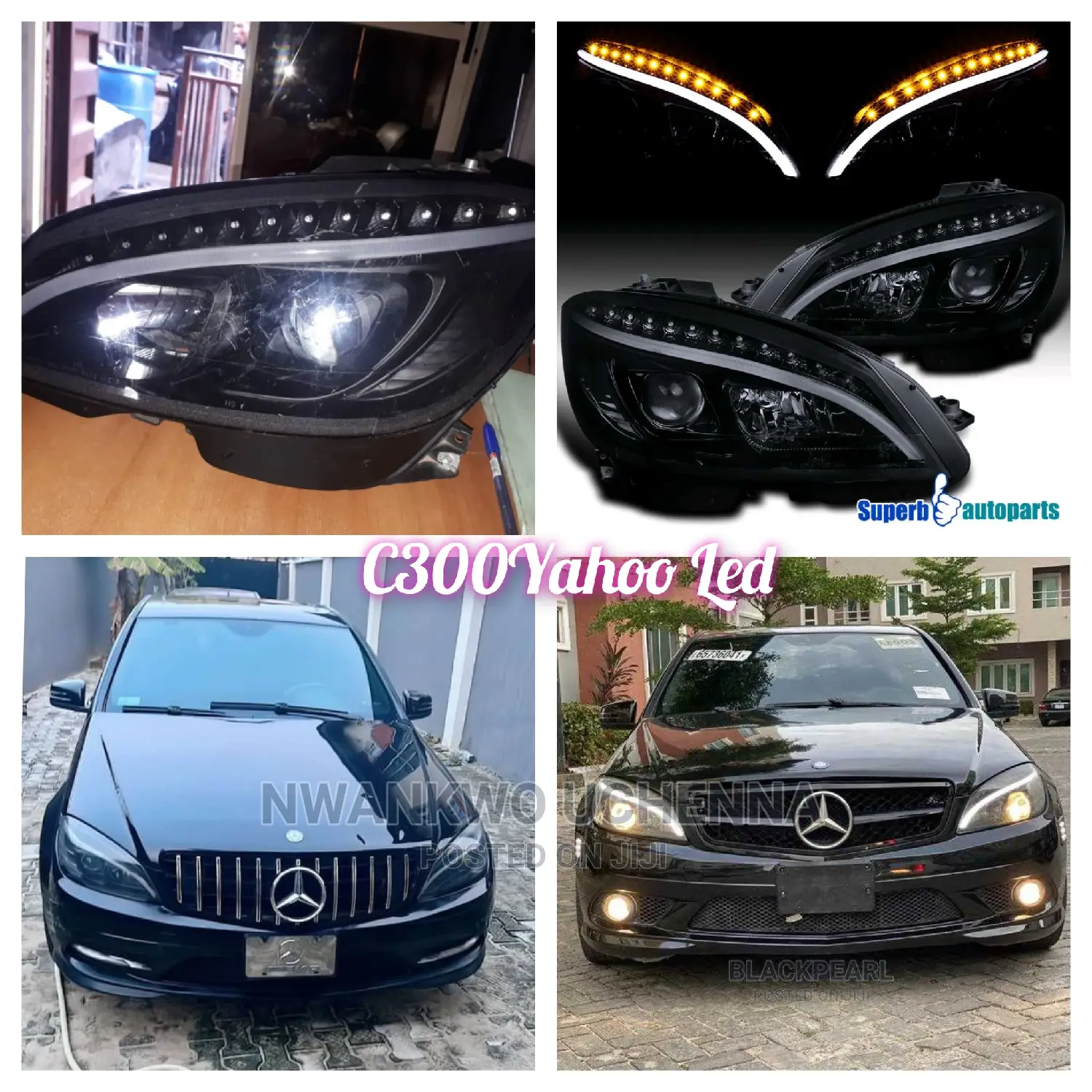 Headlamp C300 2008 -2011 Yahoo Led
