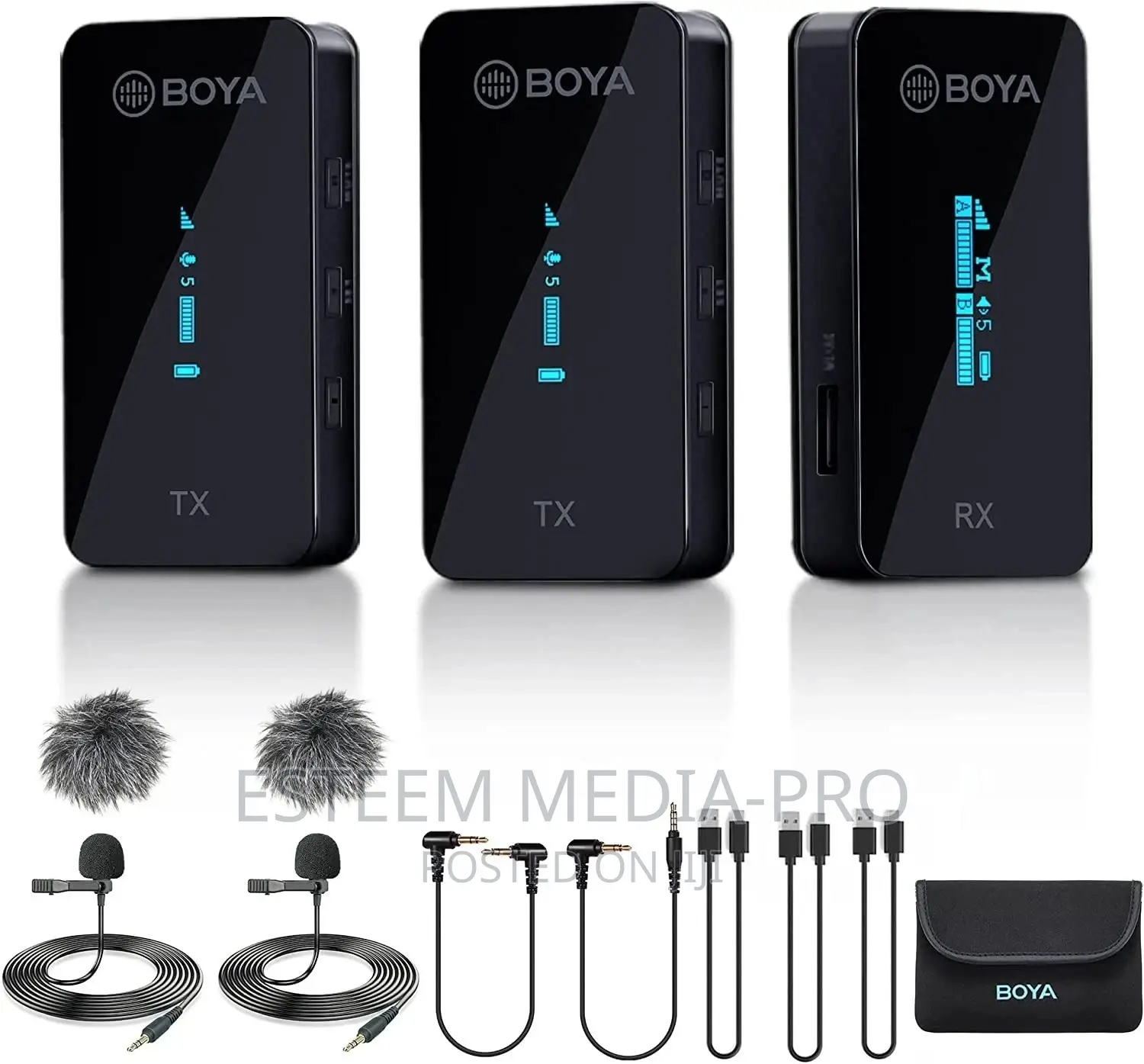 Boya by-Xm6-S2 Wireless Lavalier Microphone Set