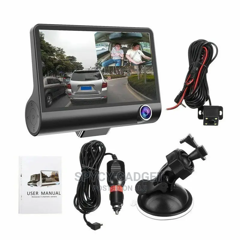 HD Car DVR With 3 Camera Lens