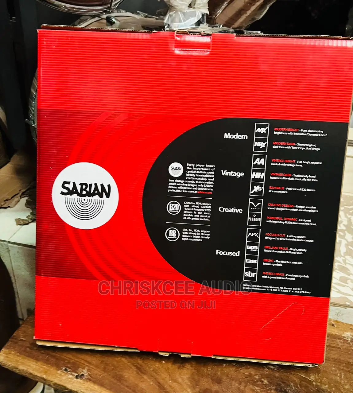 Sabian Complete Sets of Cymbals