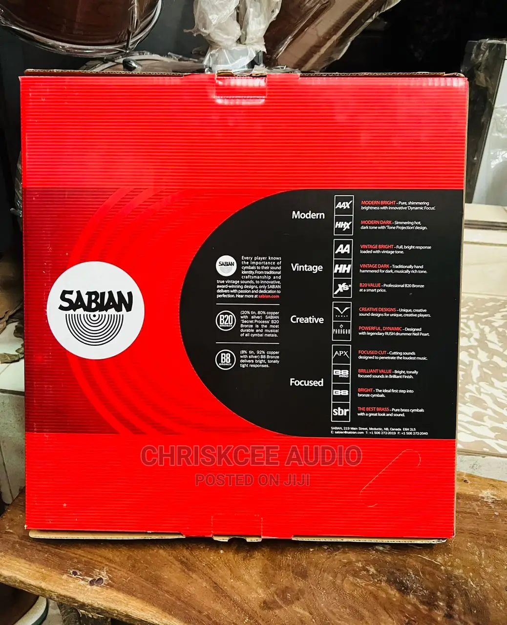 Sabian Complete Sets of Cymbals