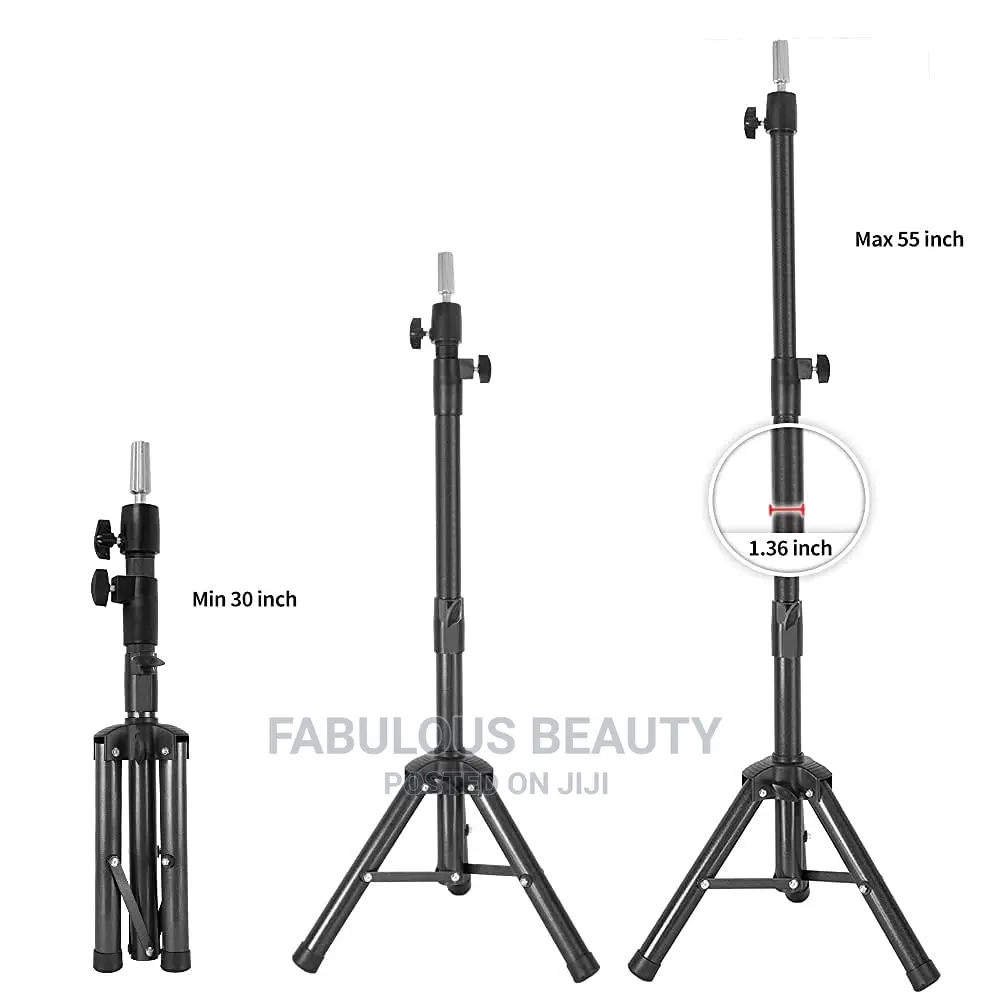 55 Inch Wig Stand Tripod Mannequin Head Stand.