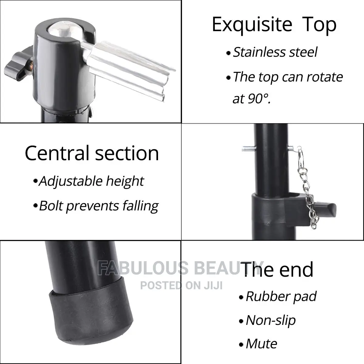 55 Inch Wig Stand Tripod Mannequin Head Stand.