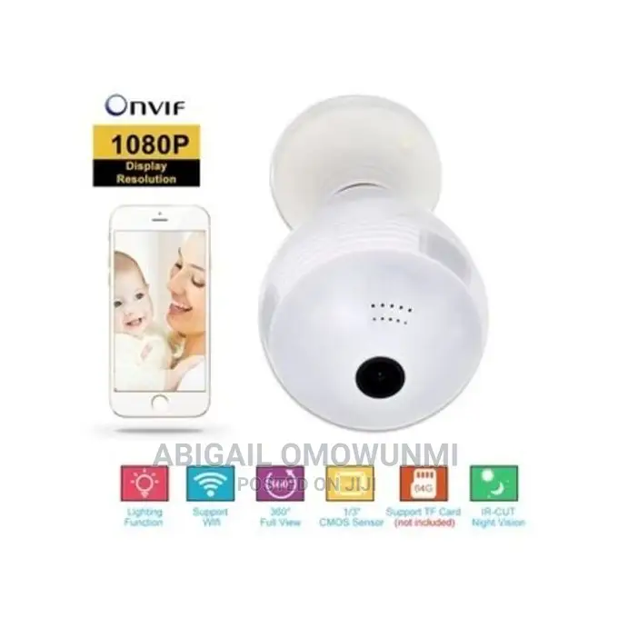Panoramic Camera Wireless Light Bulb Ip Camera Wifi 360