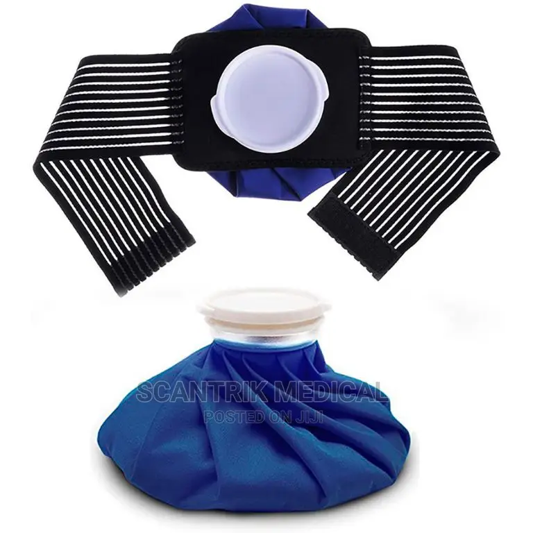 Ice Pack Bag Wrap Holding Strap for Injuries Cold