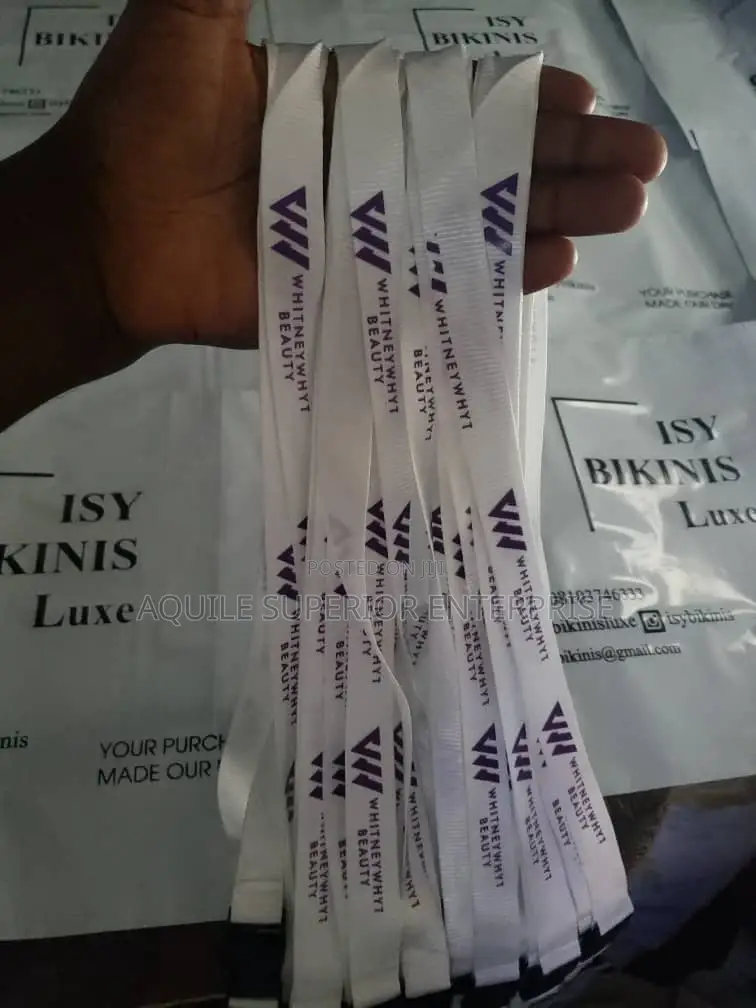 Custom Made Lanyard (Rope) With Plastic ID Card Printing