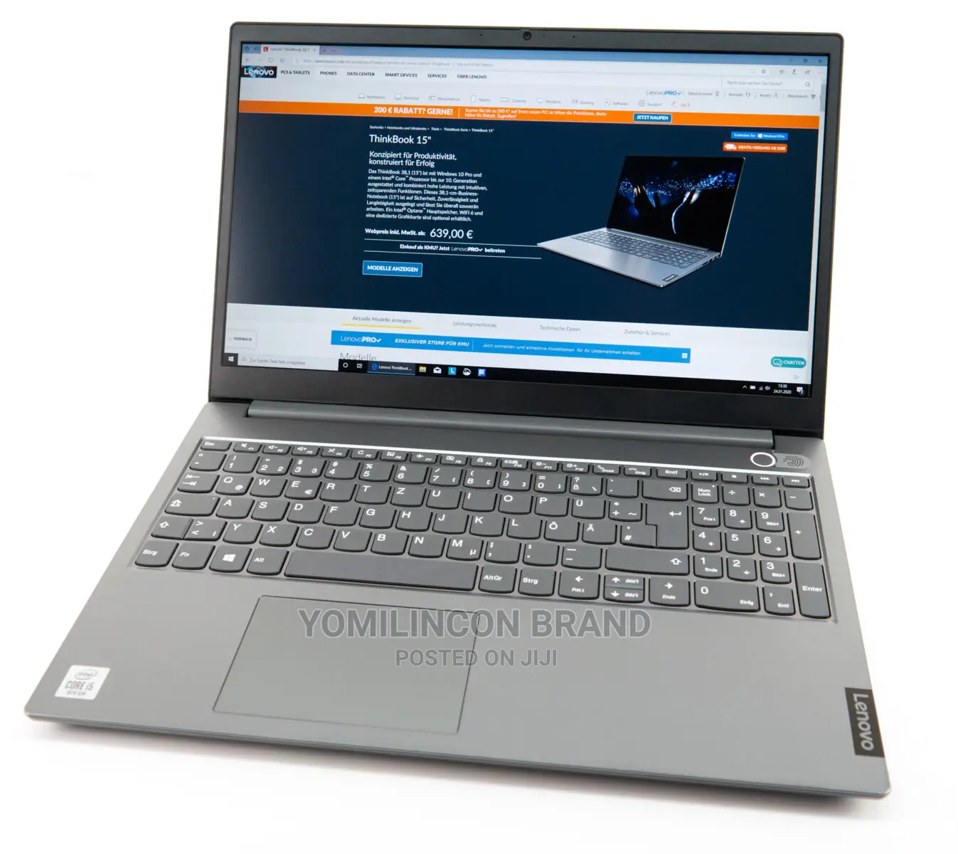 New Laptop Lenovo ThinkBook 15 8GB Intel Core I7 SSD 1T
