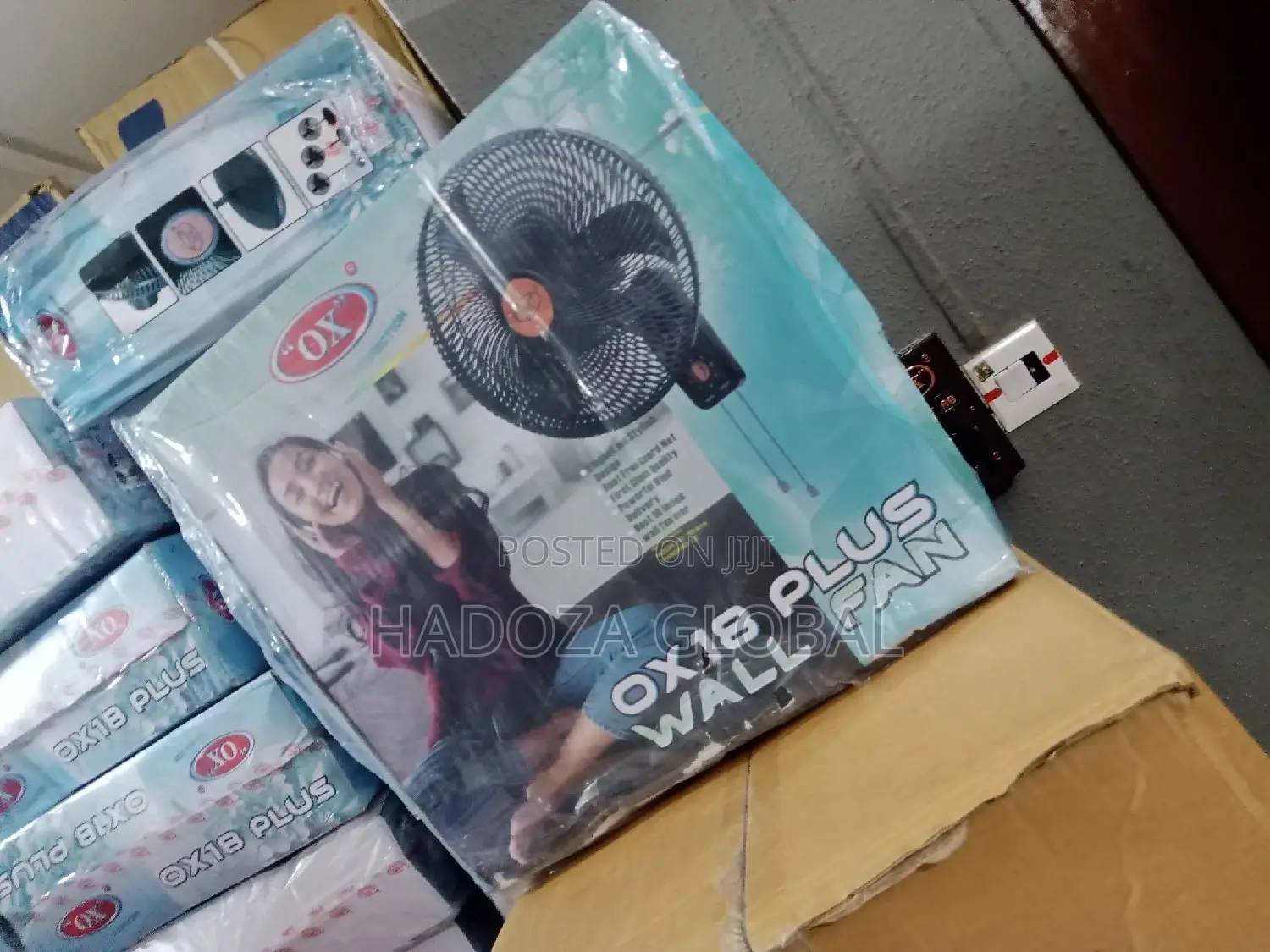 Ox 18 Inches Wall Fan With Cord Plug