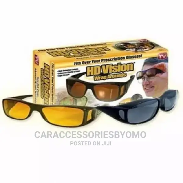 HD Vision Day Night Wrap Arounds Glasses