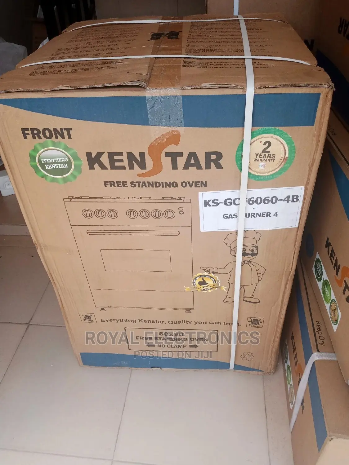 Kenstar 60*60 Standing 4 Gas Burner With Oven