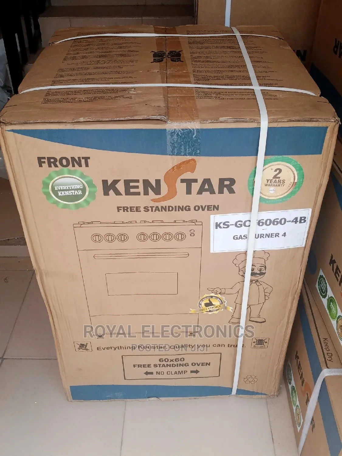 Kenstar 60*60 Standing 4 Gas Burner With Oven