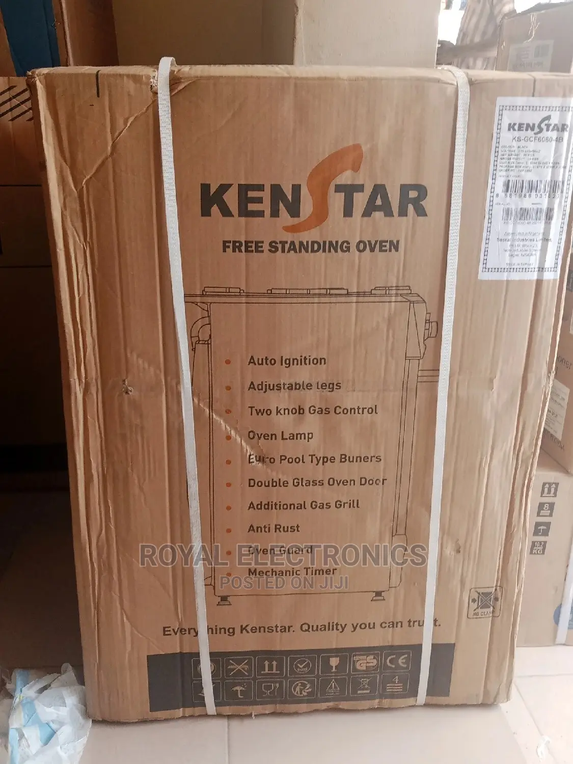 Panasonic Kenstar 60*60 Standing 4 Gas Burner With Oven