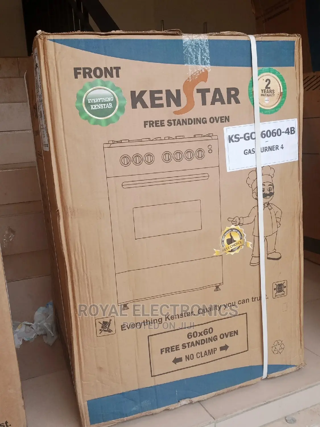 Great Class Kenstar 60*60 Standing 4 Gas Burner With Oven
