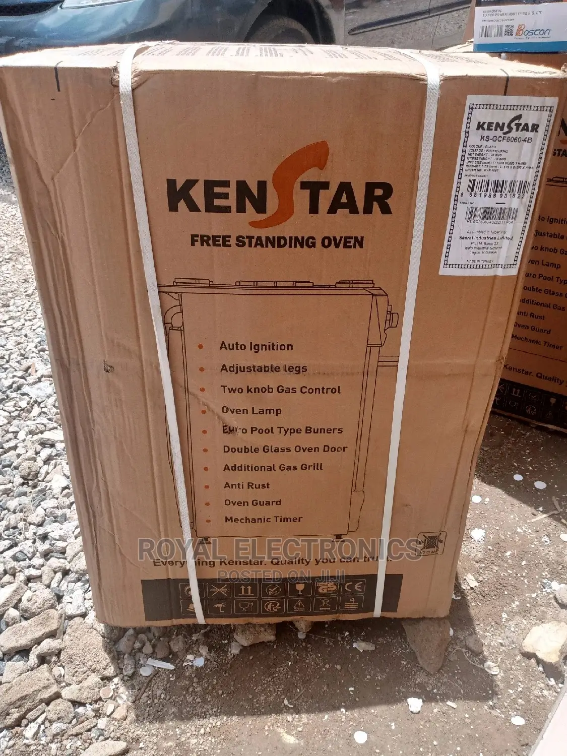 Best Class Kenstar 60*60 Standing 4 Gas Burner With Oven