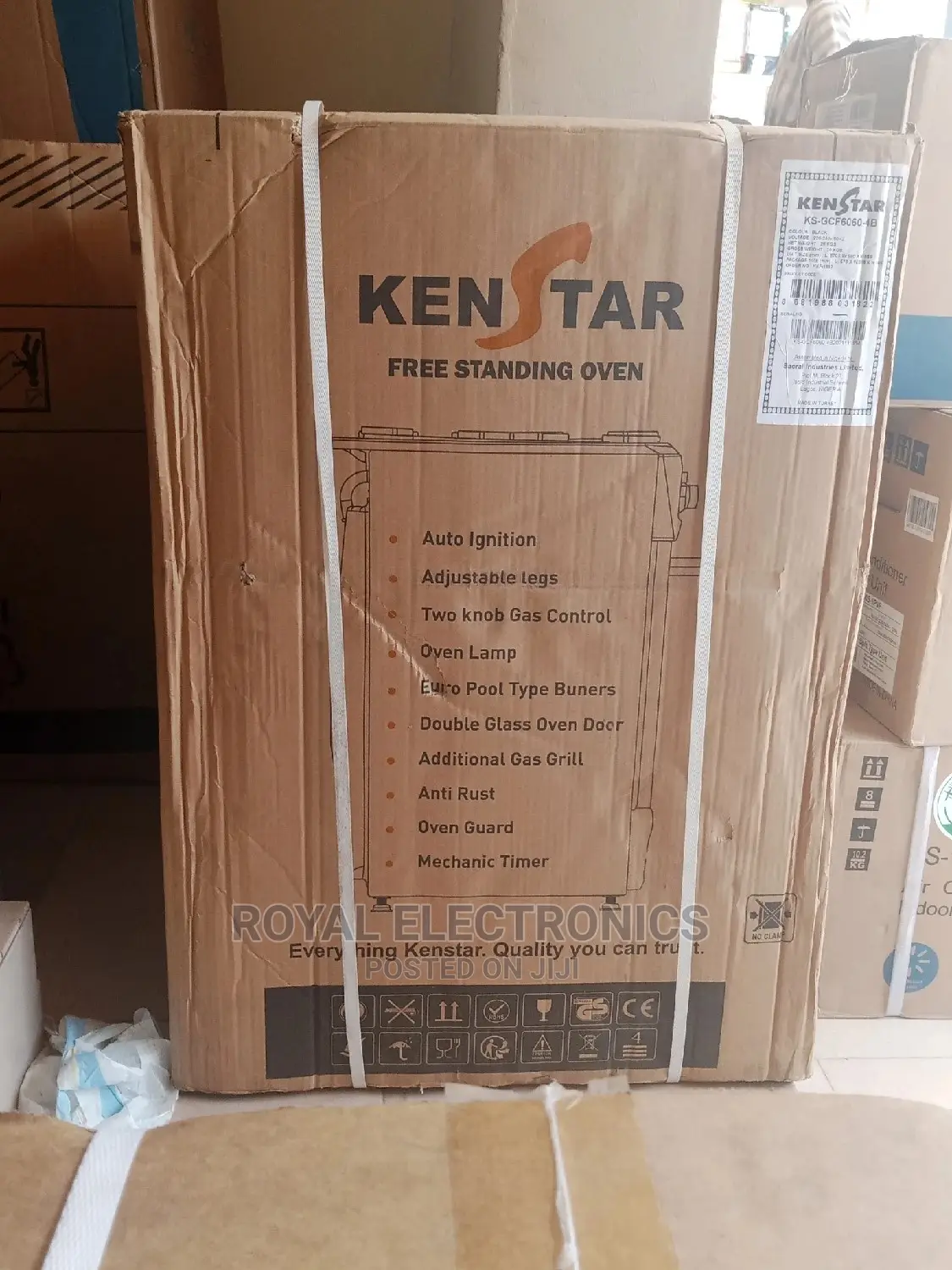 Best Class Kenstar 60*60 Standing 4 Gas Burner With Oven