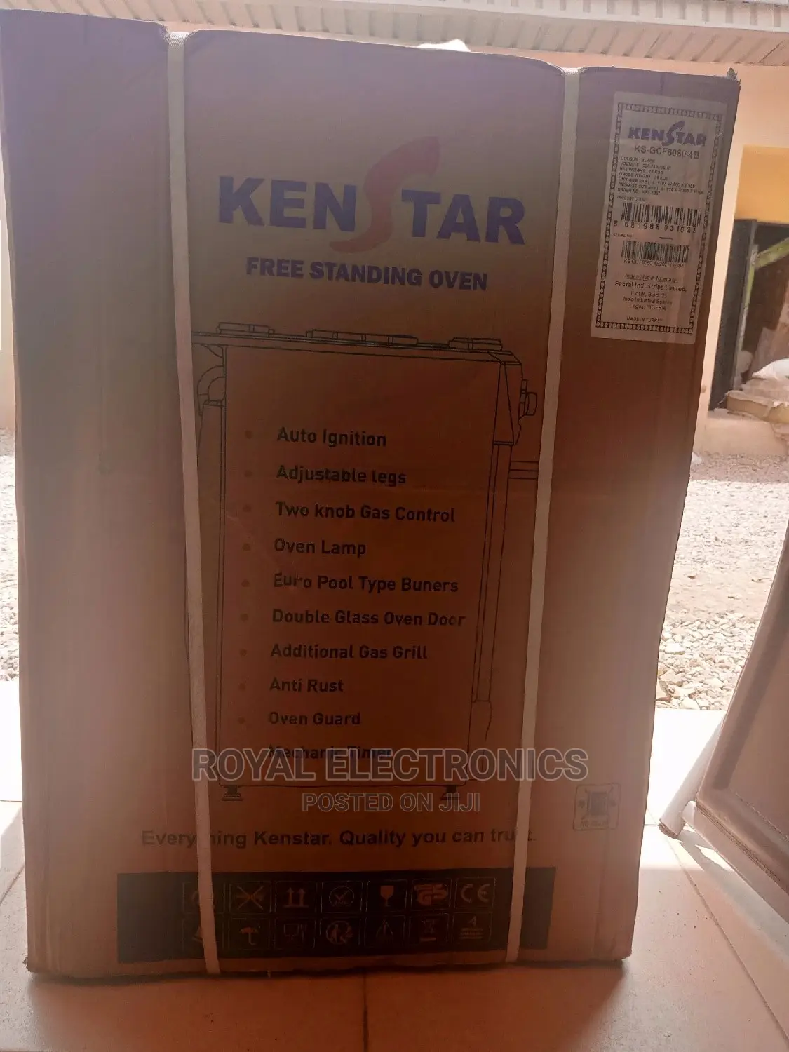 Newly Released Kenstar 60*60 Standing 4 Gas Burner+Oven