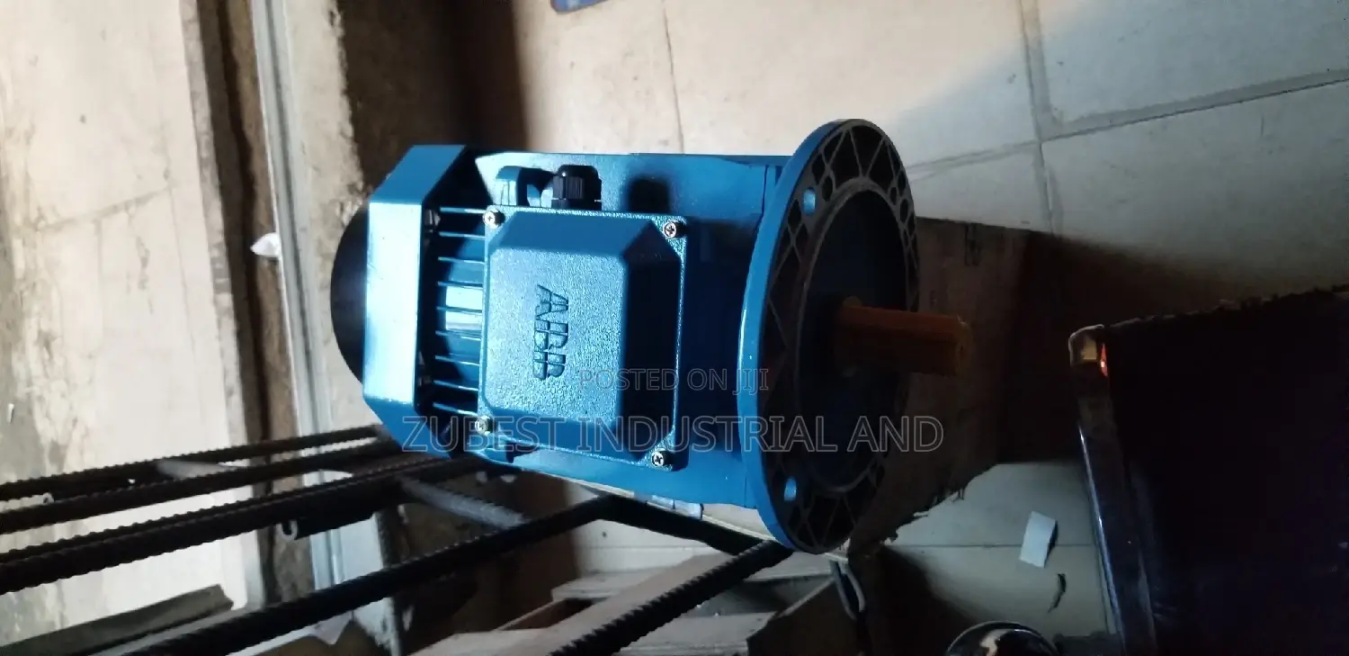 Abb Electric Motor 5hp Flange Original