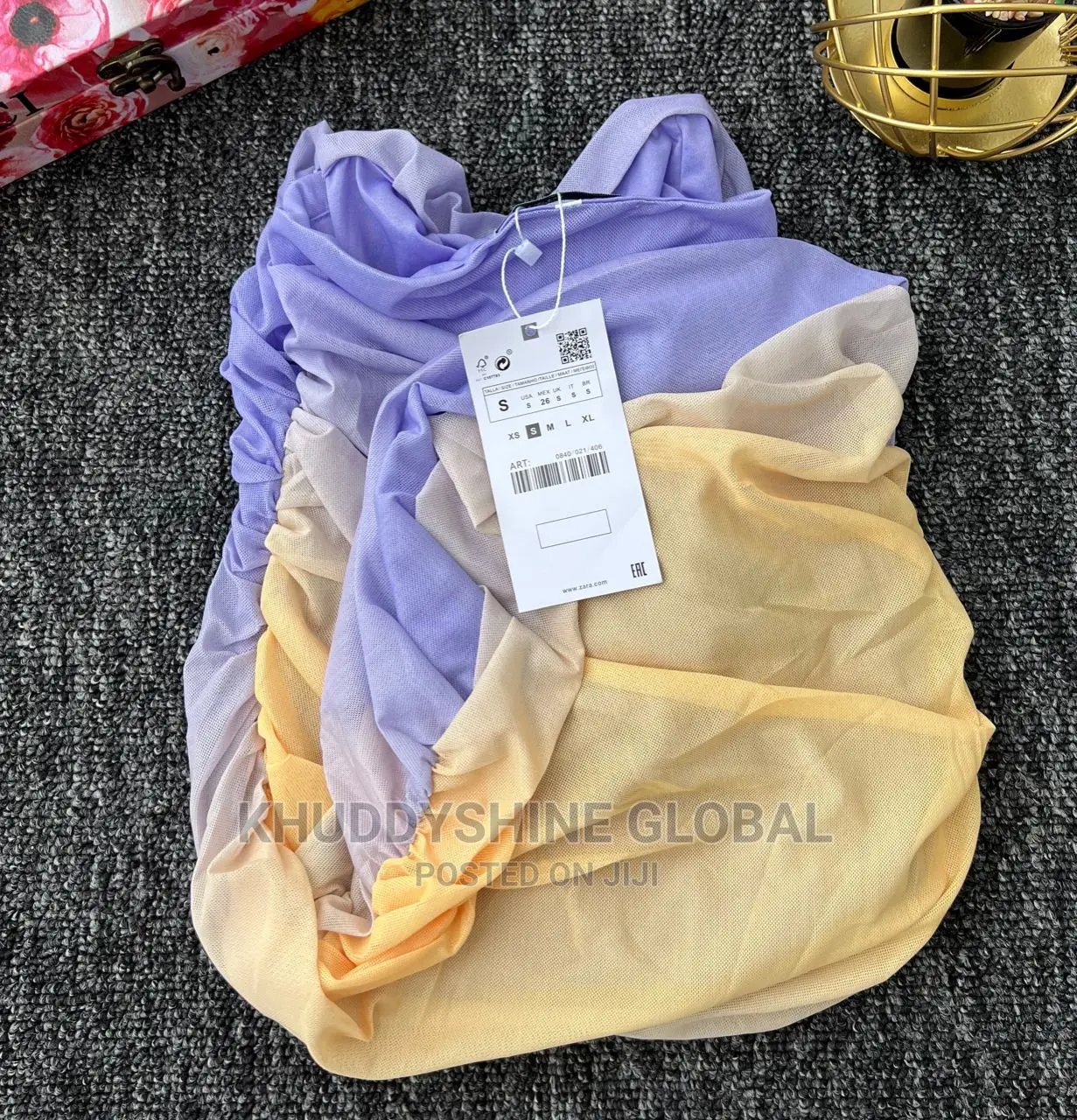 Zara Tulle Corset Tube Dress