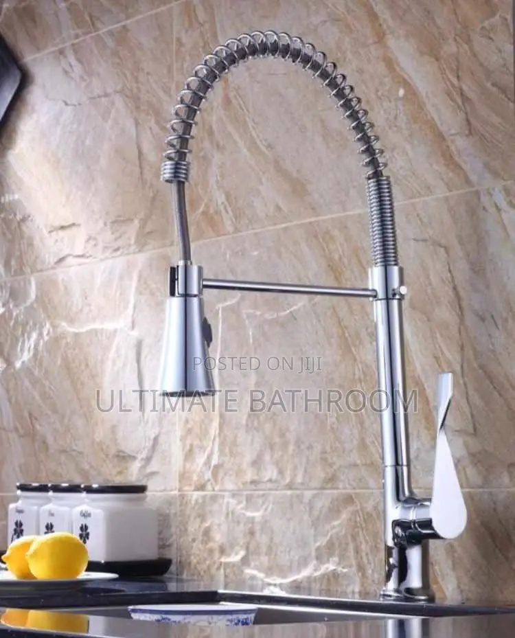 Quality Chrome Spring Kitchen Mixer Tap