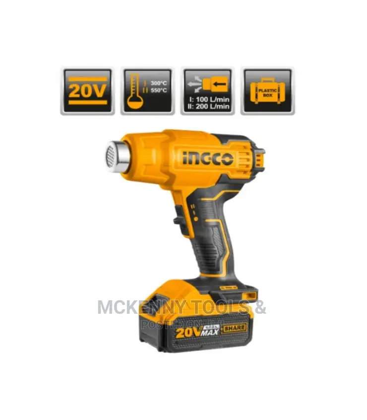 Ingco 20V Lithium-ion Cordless Heat Gun
